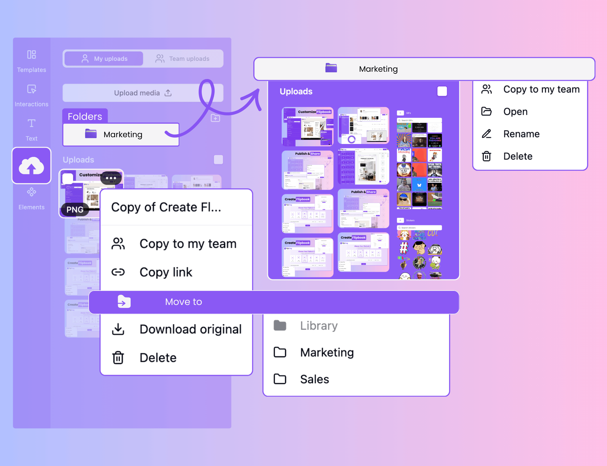 Custom Uploads in FlipDrag